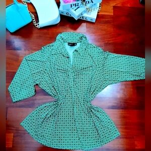 Anthropologie-DIALOGUE-THE NEW LANGUAGE OF STYLE.  Blouse, like new.  Size 1X.